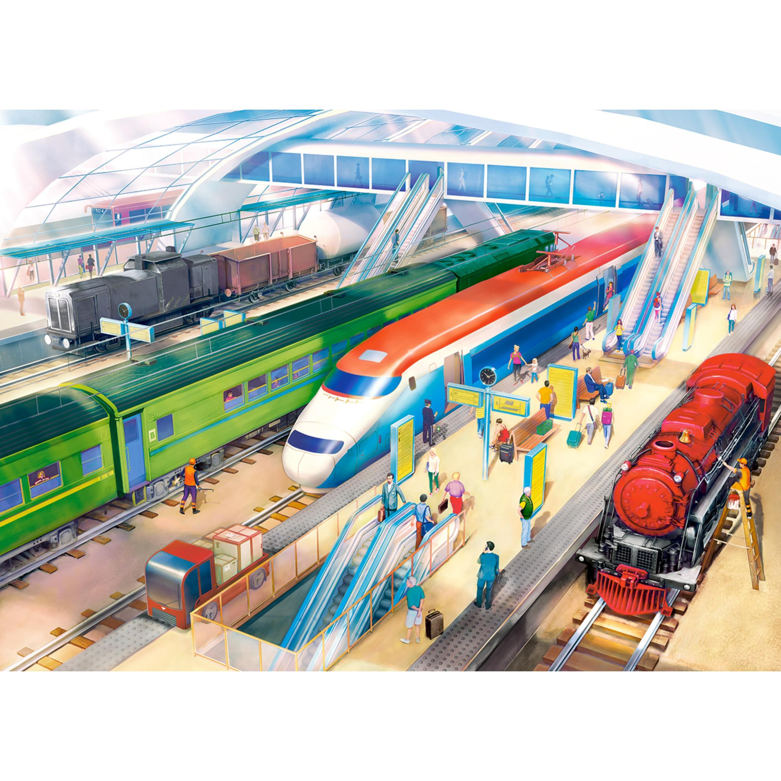 Thumbnail - Castorland Train Station Puzzle 180 Teile (180 Teile)