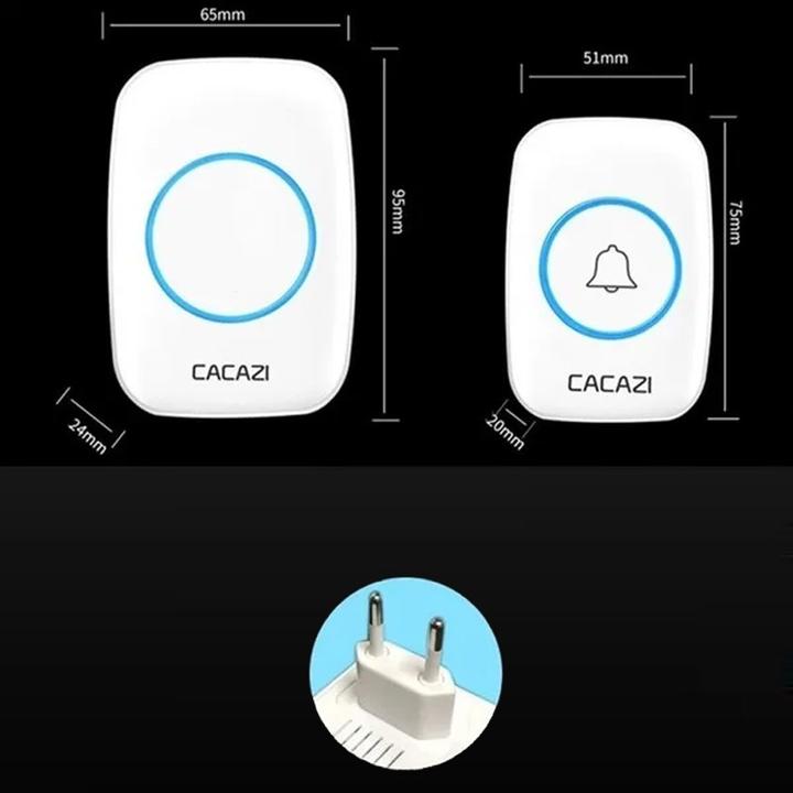 Image du produit Cbx Sonnette de porte sans fil 300M Blanc