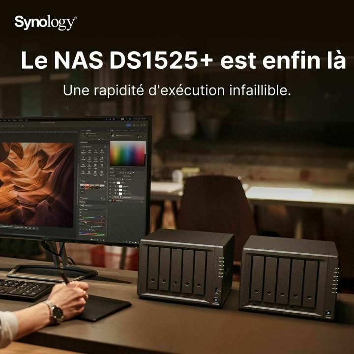 Actual product image Synology DS1525+ (0 TB)