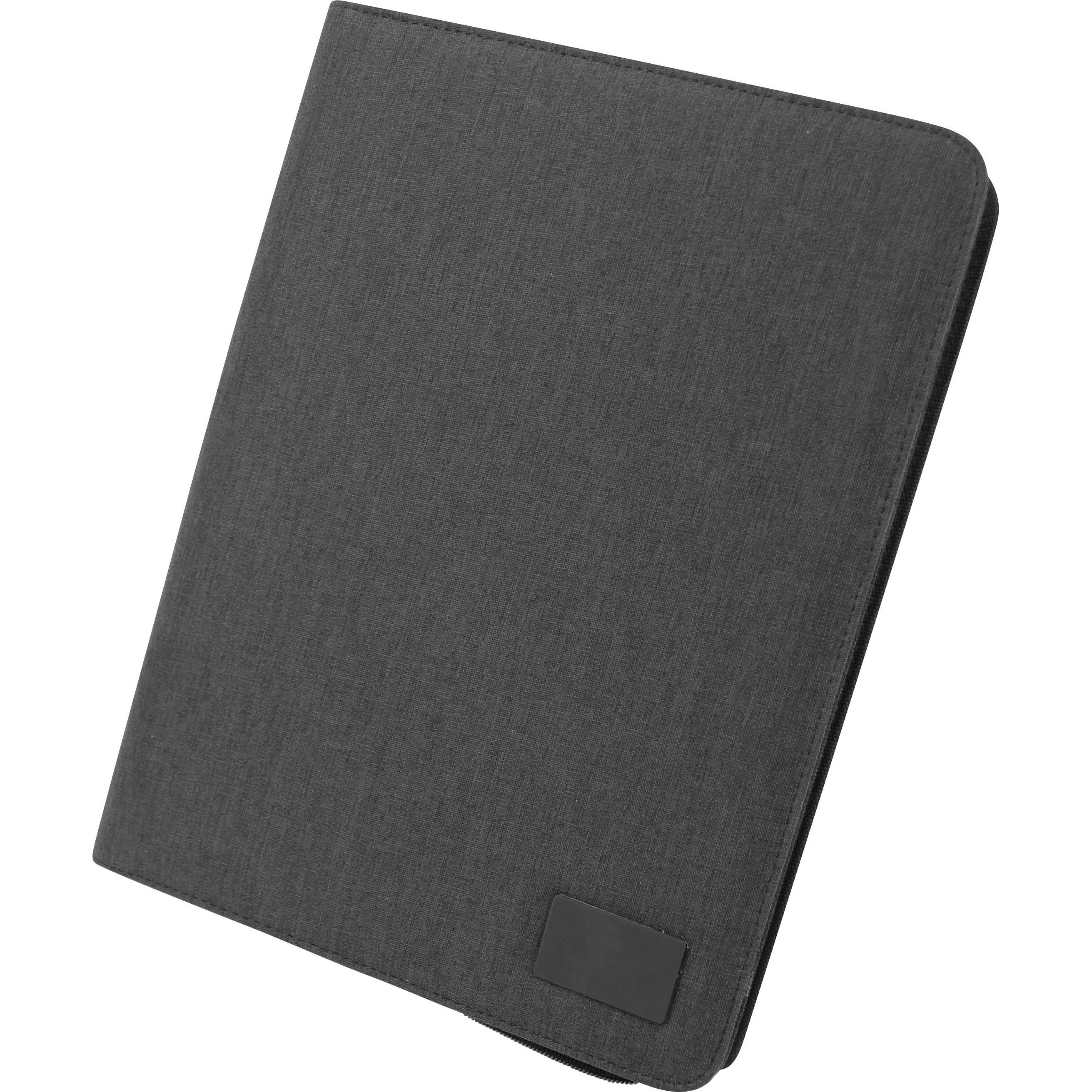 Alassio, Busta portadocumenti, Cartella organizer RPET, A4, PET riciclato, antracite (A4, 1 x)