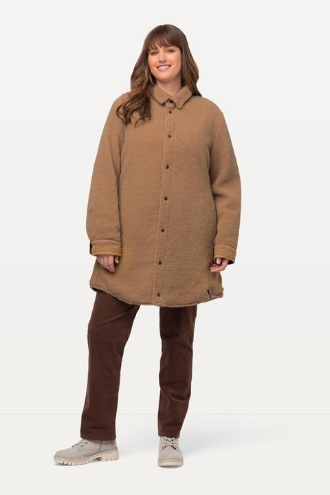 Actual product image Ulla Popken Reversible Teddy Fleece Quilted Jacket (42, 44)