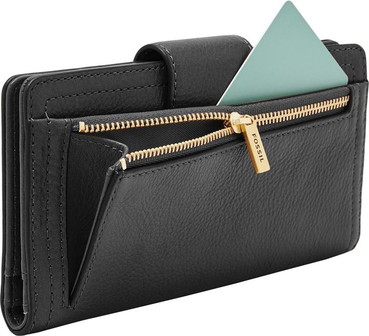 Actual product image Fossil Logan wallet RFID leather 17 cm