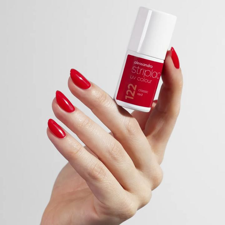 Immagine prodotto Alessandro ALESSAN Striplac UV Colour Cla Red 6.5ml (122 Rosso classico, Vernice UV gel)