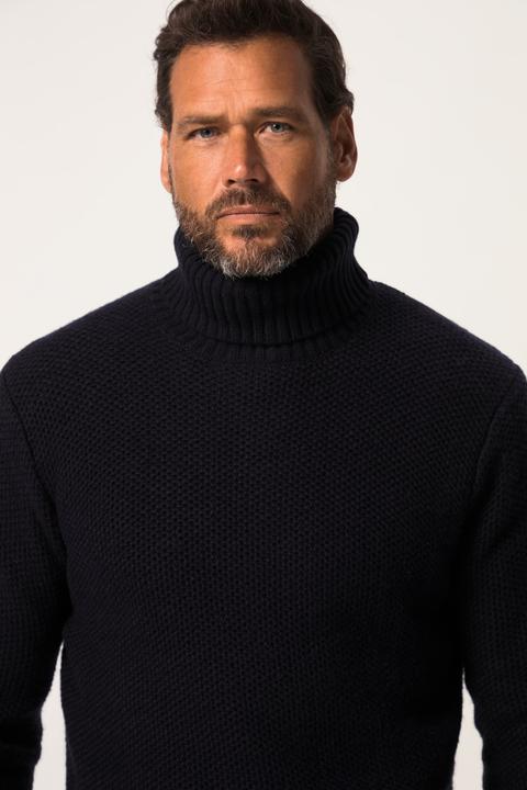 Produktbild JP1880 Rollkragen-Pullover, Strukturstrick (4XL)