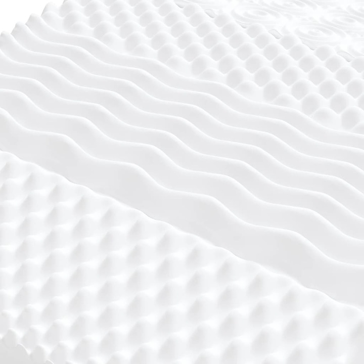 Produktbild VidaXL Schaumstoffmatratze 140 x 210 cm 7-Zonen Härtegrad 20 ILD (140 x 210 cm, Schaumstoffkern)