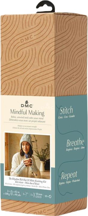 DMC Set per lavorare a maglia Mindful Making Rhythmic Rib Duo
