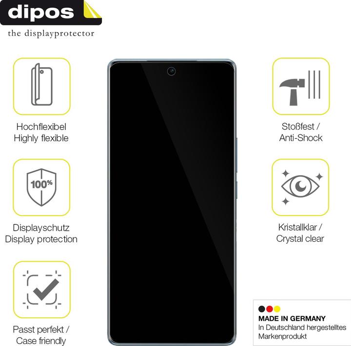 Immagine prodotto Dipos Pellicola Protettiva Full-Cover 3D (2 pz., Vivo V29 Pro)