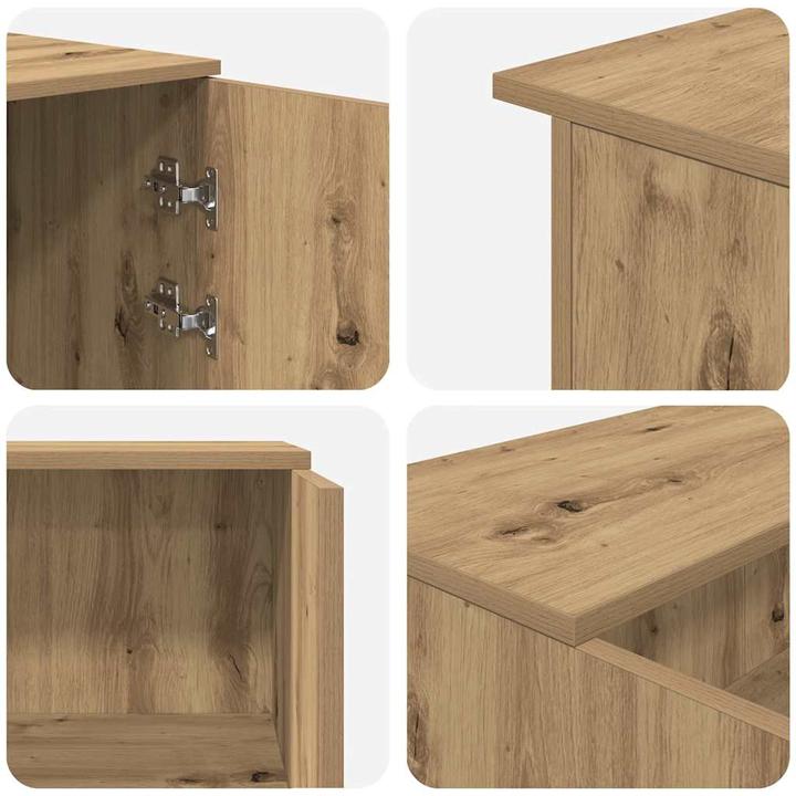 Produktbild vidaXL Empfangstheke Artisan-Eiche 155x50x103,5 cm Holzwerkstoff (50 x 50 x 103.50 cm)