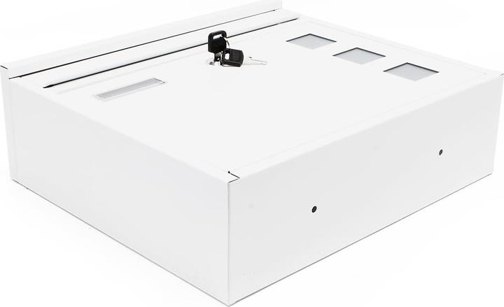 Produktbild Wiltec Briefkasten V12 360x115x320mm Schloss Namensschild Postkasten