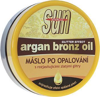 Produktbild Vivapharm Sonne Argan Bronz Öl Maslo Po Opalovani S Rozjasnujicimi Zlatymi Glitry 200ml (200 ml, After Sun Gel)