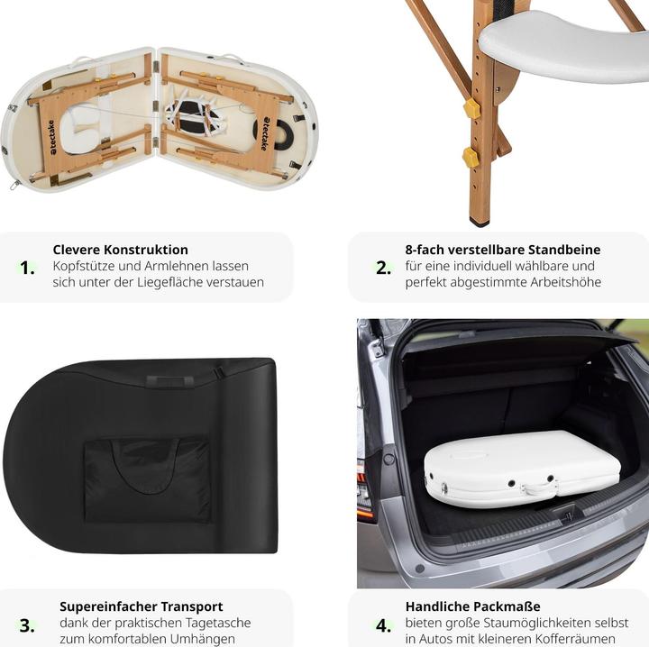 Actual product image tectake Massage table Sawsan