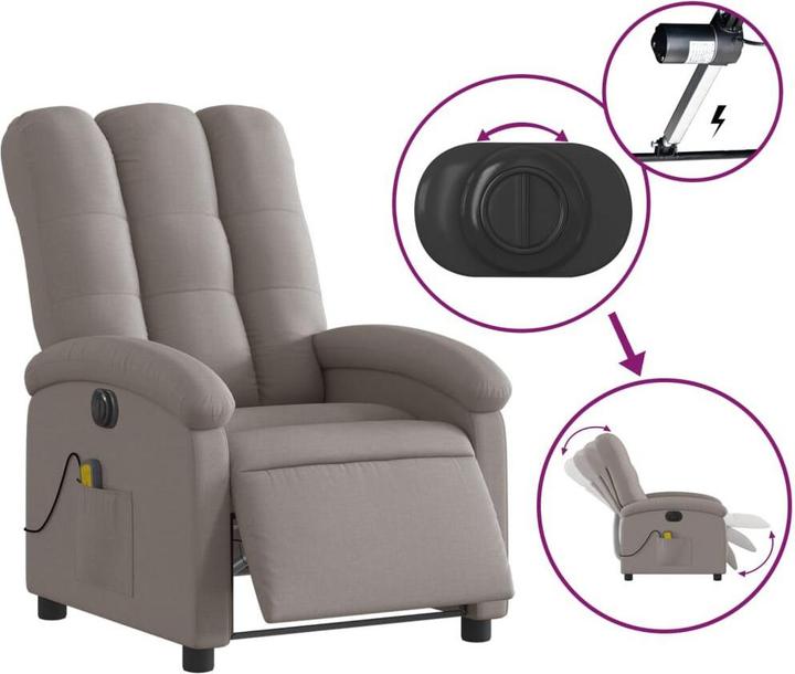 Image du produit vidaXL elektrischer Massagesessel