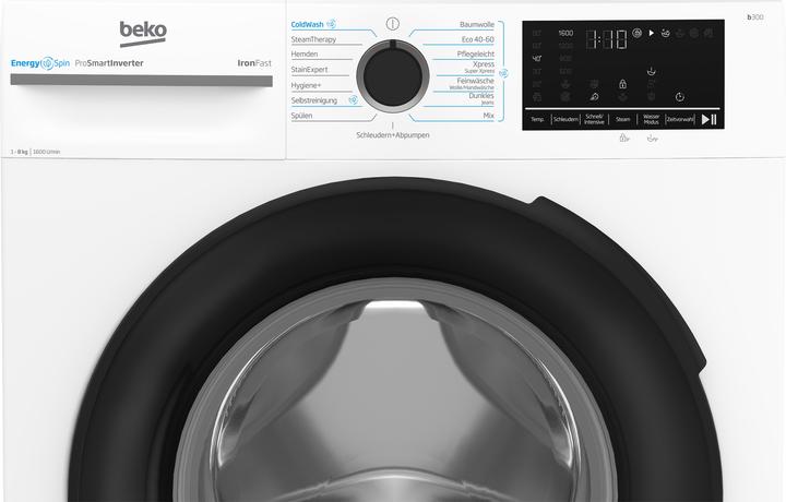 Produktbild Beko BM3WFU48615W Waschmaschine 8 kg 1600 U/min (8 kg, Links)