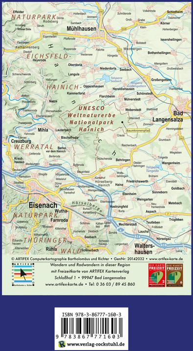 Produktbild Grosser Wanderführer Hainich (Deutsch, Roland Geissler, 2014)