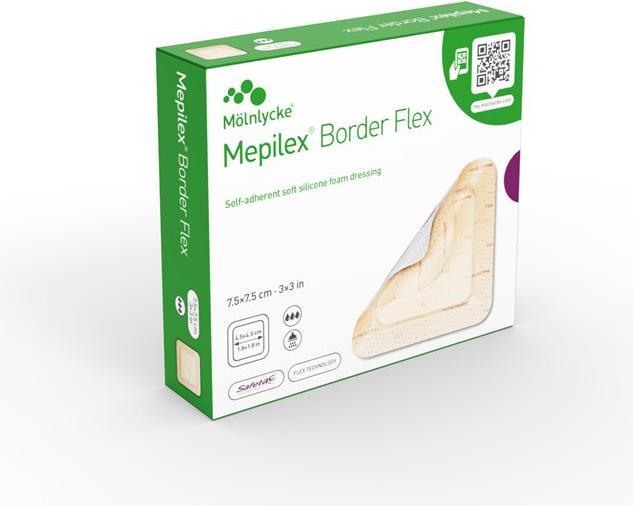 Actual product image Mepilex Border Flex 7.5x7.5cm 595250 (5 x)