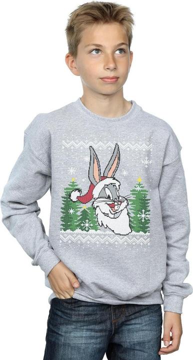 Produktbild Looney Tunes Bugs Bunny Christmas Fair Isle Sweatshirt Jungen (116)