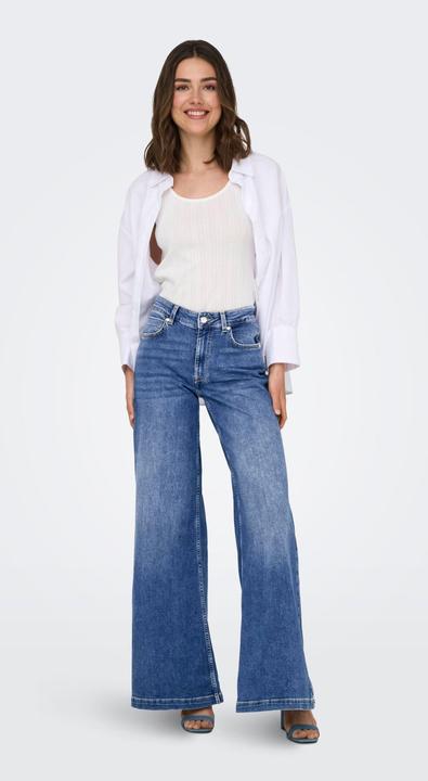 Produktbild Only ONLCALIFORNIA Mittlere Taille Weiter Beinschnitt Jeans Jeans mit weitem Bein (W29/L32)