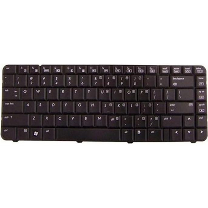 HP Keyboard (ENGLISH), Notebook Ersatzteile, Schwarz