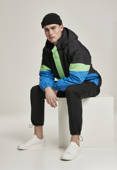 Produktbild Urban Classics 3-Tone Neon Mix Pull Over Jacket (XS)