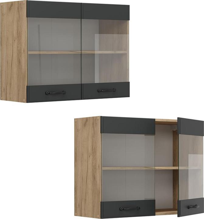 Produktbild Vicco Küchenglashängeschrank R-Line (80 x 31 x 60 cm)