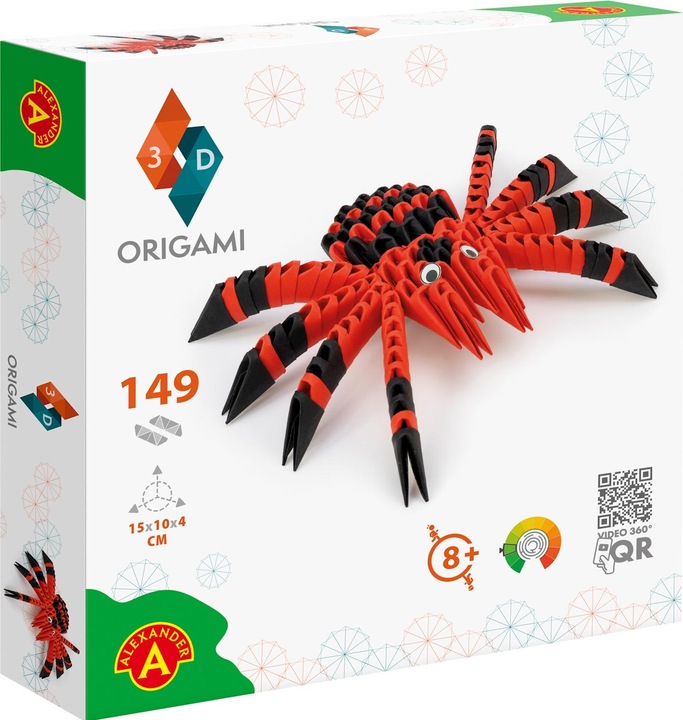 Selecta Spielzeug ORIGAMI 3D - Spinne, 149St.