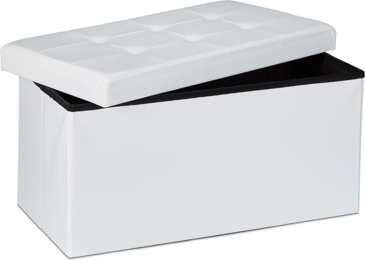 Actual product image Relaxdays Bench storage space (76 cm)