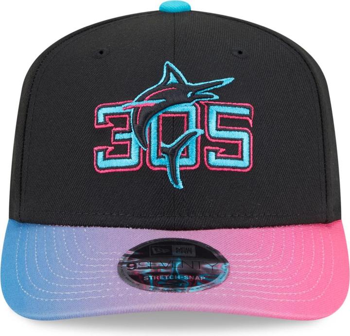 Actual product image New Era 9Seventy Stretch Cap City Connect Miami Marlins