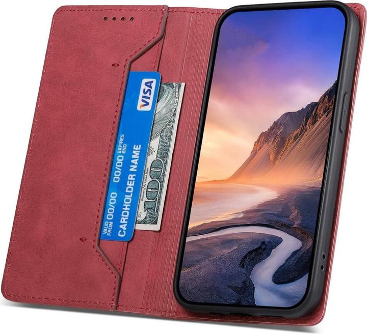 Actual product image Cover-Discount Cover with RFID blocker red (Samsung Galaxy S24 Ultra)