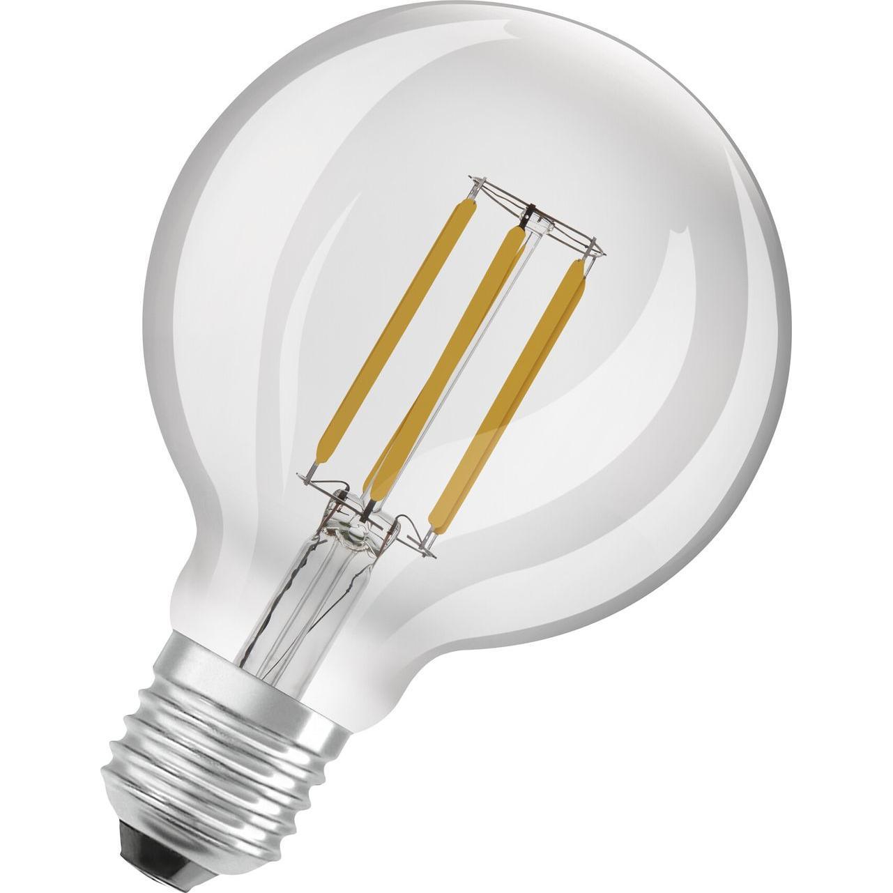 Ledvance, Leuchtmittel, LED globe95 filament 840lm 4W/830 (60W) E27 energiklasse A (E27, 4 W, 840 lm, 1 x, A)