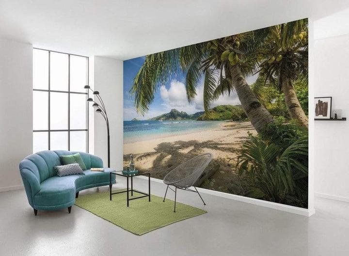 Productafbeelding Komar Vliesbehang strand oase South Seas 9 panelen 450 x 280 cm