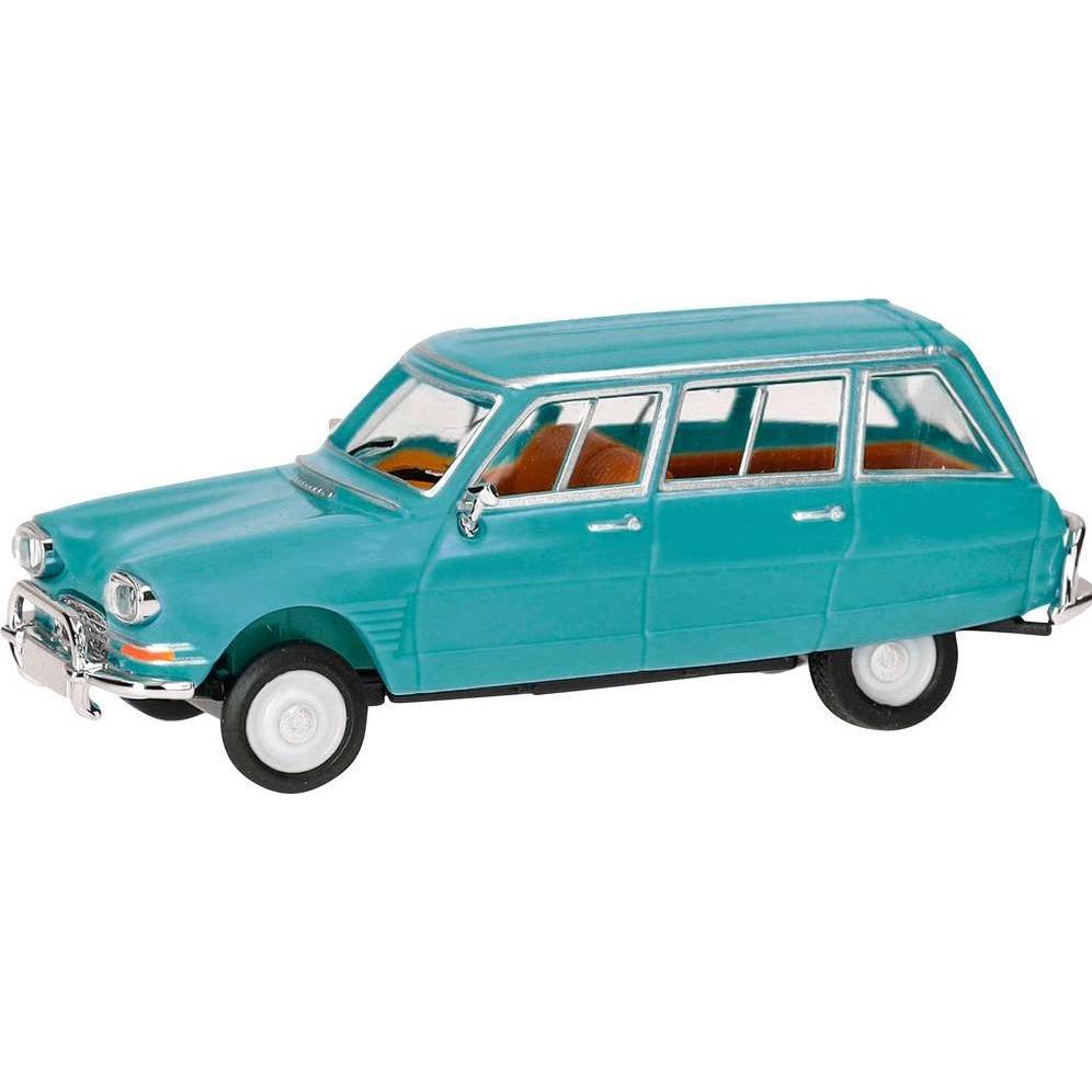 Herpa 027328-004 H0 PKW Modell Citroën AMI 6 Break, pastelltürkis