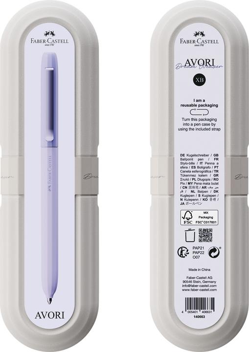 Immagine prodotto Faber-Castell Kugelschreiber Avori XB Dream Weaver (Lilac, Viola, 1x)
