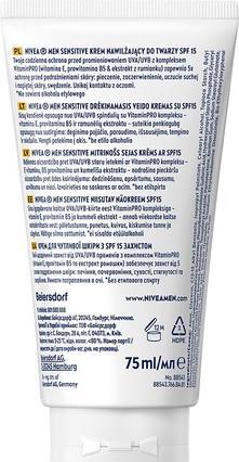 NIVEA Men Cream 75ml Sensitive Face Spf15 (75 ml)