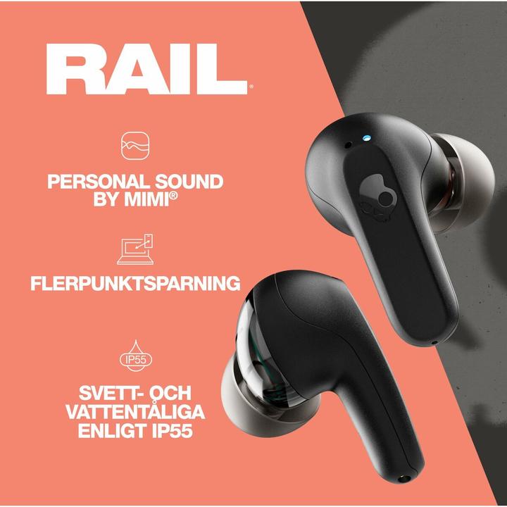 Immagine prodotto Skullcandy Rail (Nessuna cancellazione del rumore, 9 h, Senza fili)