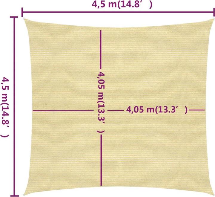 Produktbild vidaXL Nikodemus (450 x 450 cm)