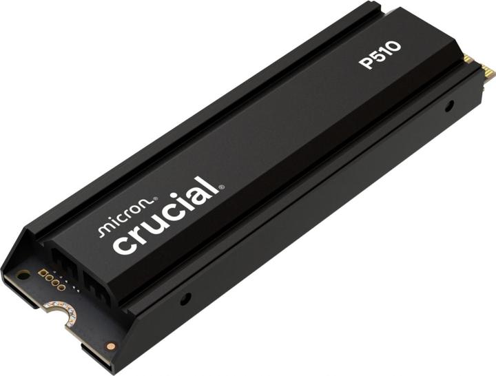 Produktbild Crucial P510 NVMe SSD w/heatsink (2000 GB, M.2 2280)
