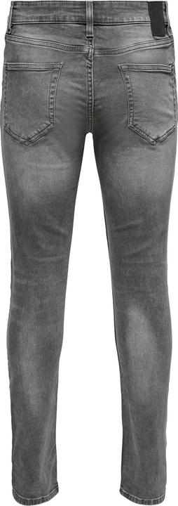 Actual product image Only & Sons ONSLoom Slim Zip Sweat Grey Slim Fit Jeans (W32/L34)