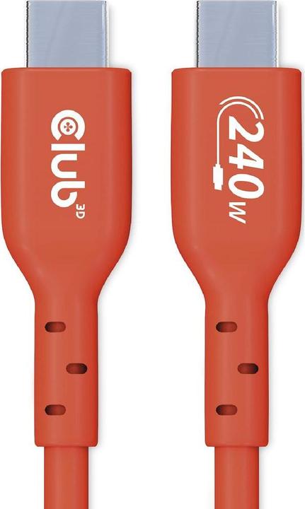 Image du produit Club 3D Club3D câble USB 2 type C PD 240W / 480Mb 1m p/p retail (1 m, USB 2.0, 240 W)