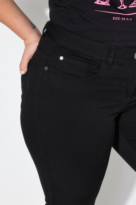 Produktbild Angel of Style Jeans, ausgestellt, gerundeter Fransensaum (54)
