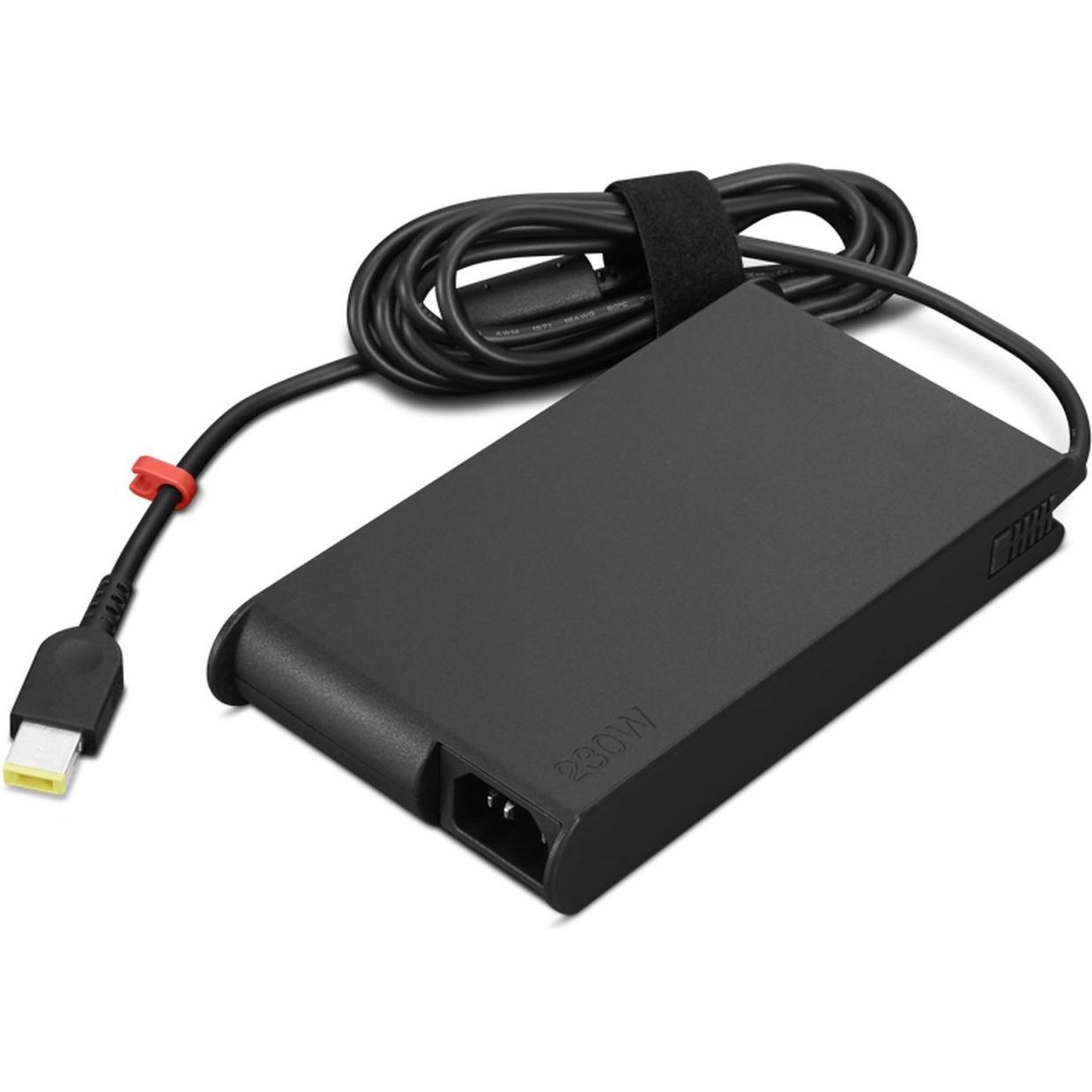 Lenovo ThinkCentre 230W AC Adapter Gen 2 Slim tip - EU (230 W), Notebook Netzteil, Schwarz