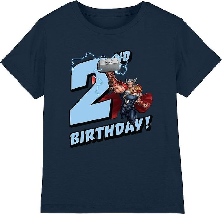 Immagine prodotto Thor Maglietta Secondo Compleanno Bambini (116)