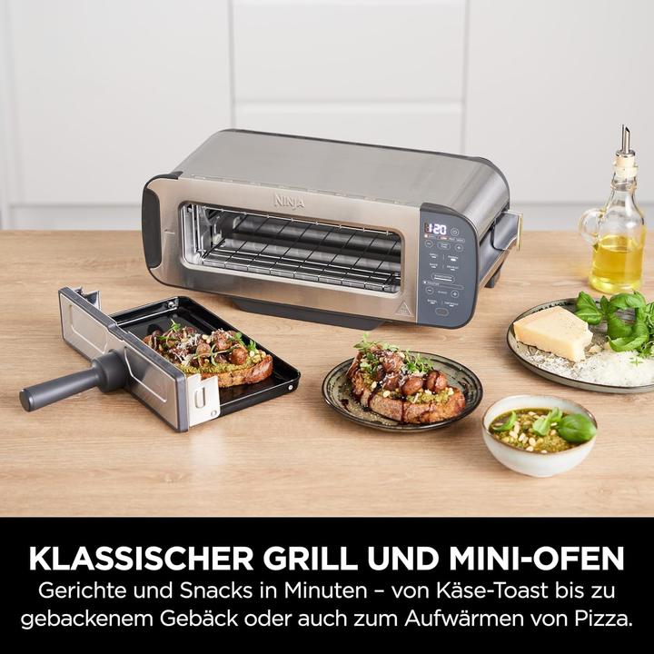 Actual product image Ninja 3-in-1 Multifunctionele Toaster, Grillplaat en Panini Maker - 7 Roosterstanden - RVS - ST202EU