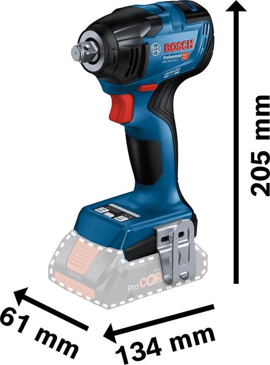 Actual product image Bosch Professional GDS 18V-210 C (Rechargeable battery operated)