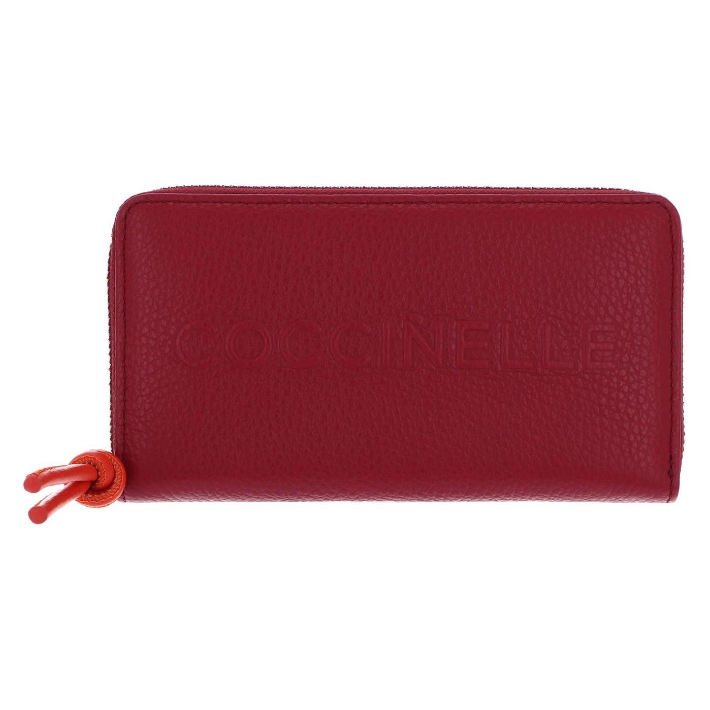 Coccinelle, Damen, Portemonnaie, Geldbörse Coccinellemyrtha, Orange, Beige