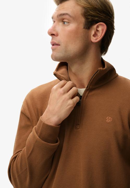 Image du produit Superdry Pull côtelé à col zippé (M)