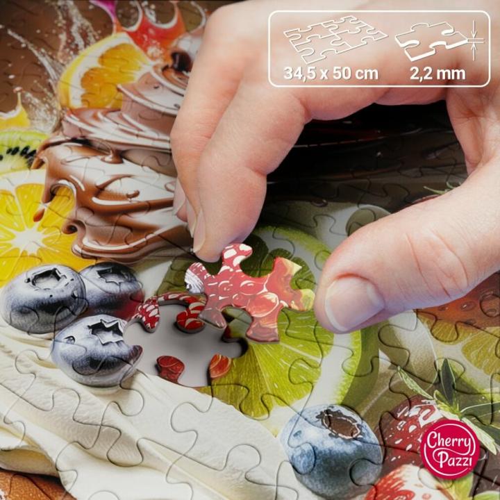 Produktbild Cherry Pazzi Puzzle 500 Teile - Verrückte Torte (500 Teile)