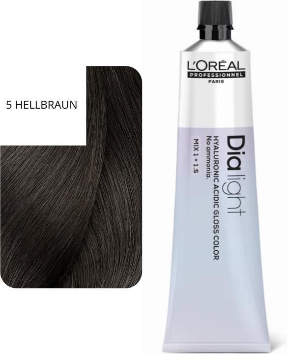 Image du produit L'Oréal Professionnel L'Oral Professionnel Dialight 5 Light Brown 60ml Hair Color (Light Brown)