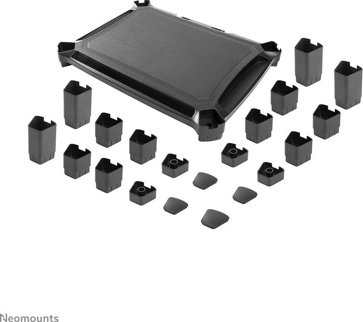 Produktbild Neomounts NSMONITOR20 Monitor Hoehenverstellung 16,8cm 6,61Zoll Farbe Schwarz (Tisch, 32", 10 kg)