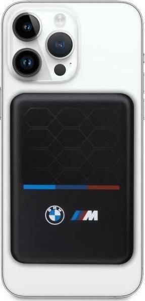 Image du produit BMW Powerbank indukcyjny BMPBMS3K22PGVK 5W 3000mAh + câble czarny/black M Collection MagSafe (3000 mAh, 5 W, 11 Wh)