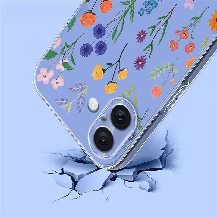 Immagine prodotto Cover-Discount iPhone 17 - Silikon Gummi Hülle Blumen (Apple iPhone 17)